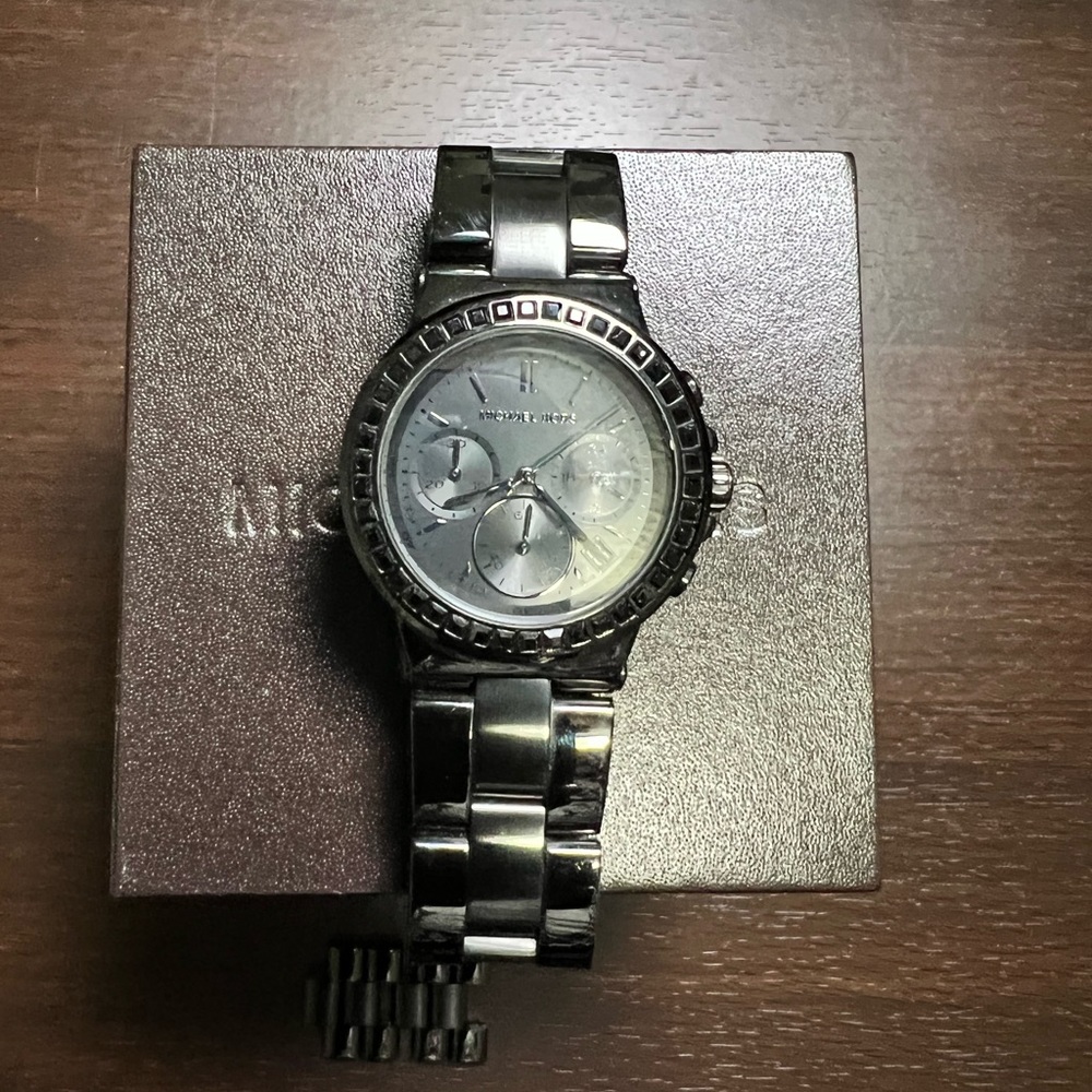 Michael Kors Black Ceramic Watch